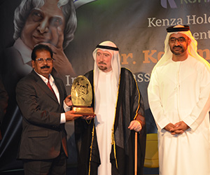 Award received by Dr. B Arjunan